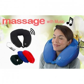 Telebrand Pillow Massage with Motor, MP3 Speaker, Soft Velvet Cover, Micro-Beads Filling Price in Pakistan | LAPTAB