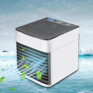 Arctic Personal Air Cooler White - Cools, Humidifies, Purifies, 8-Hour Tank, LED Light