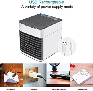 Arctic Personal Air Cooler White - Cools, Humidifies, Purifies, 8-Hour Tank, LED Light Price in Pakistan | LAPTAB