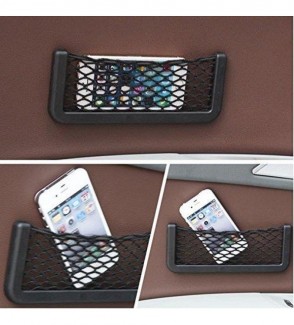 Car Seat Side Back Pocket Storage String Bag with Phone Holder and Adhesive Tape Price in Pakistan | LAPTAB