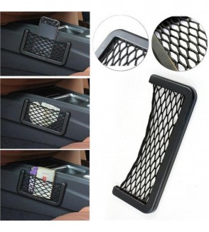 Car Seat Side Back Pocket Storage String Bag with Phone Holder and Adhesive Tape Price in Pakistan | LAPTAB