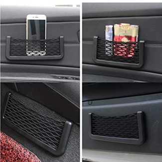 Car Seat Side Back Pocket Storage String Bag with Phone Holder and Adhesive Tape Price in Pakistan | LAPTAB