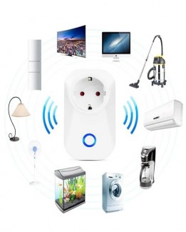 SA - P202A WIFI Smart Socket White with App & Voice Control, Timer, Share Function