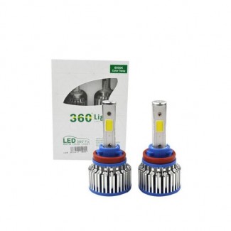 360 LED Headlight HID Kit 24W 2600LM 6000K IP67 Waterproof 9V-36V No Resistor Needed Price in Pakistan | LAPTAB
