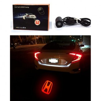 Laser LED Tail Logo Lamp for Honda, Waterproof, 2.2 cm Diameter, Rear License Plate Light Price in Pakistan | LAPTAB
