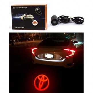 Laser LED Tail Logo Lamp for Toyota, Waterproof, 2.2 cm Diameter, Rear License Plate Light Price in Pakistan | LAPTAB