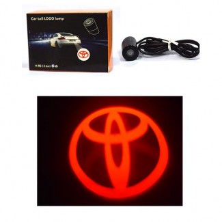 Laser LED Tail Logo Lamp for Toyota, Waterproof, 2.2 cm Diameter, Rear License Plate Light Price in Pakistan | LAPTAB