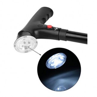 Adjustable Walking Stick with Alarm, 3 LED Lights, Foldable with Carry Bag Price in Pakistan | LAPTAB