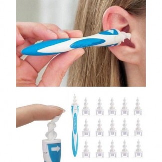 Earwax Removal Ear Cleaner with 16 Soft Spiral Replacement Heads, Safe and Flexible Price in Pakistan | LAPTAB