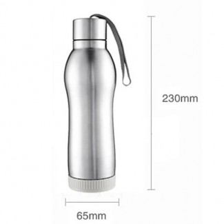 Sports Thermos Insulated Stainless Steel Water Bottle with Vacuum Seal and Nylon Rope Price in Pakistan | LAPTAB