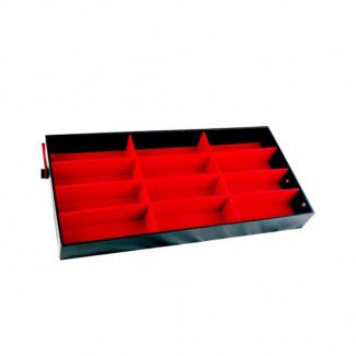 Black Leather Jewelry Organizer, 19 x 9.5 Inches, Storage Case Price in Pakistan | LAPTAB