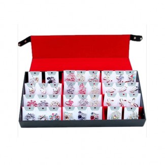 Black Leather Jewelry organizer