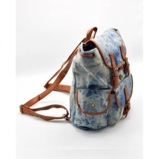 Retro Vintage Drawstring Denim Backpack for Women, Softback Daily Use Price in Pakistan | LAPTAB