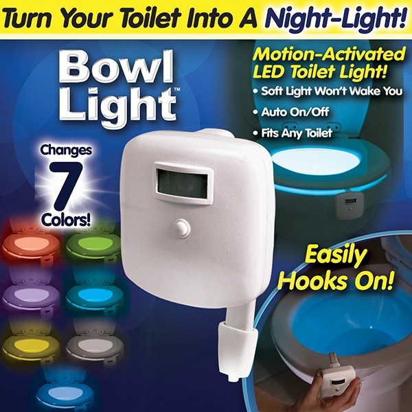 Bowl Light Motion Activated LED Toilet Light with Multi-Color Night Illumination Price in Pakistan | LAPTAB