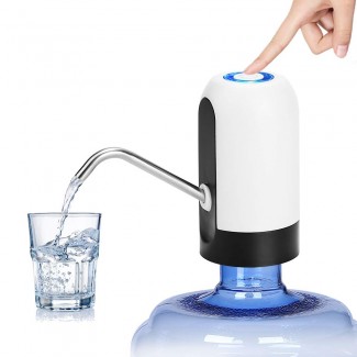 Automatic Water Dispenser Electric Pump for Bottled Drinking Water, Easy One-Click Use