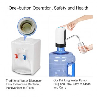 Automatic Water Dispenser Electric Pump for Bottled Drinking Water, Easy One-Click Use Price in Pakistan | LAPTAB