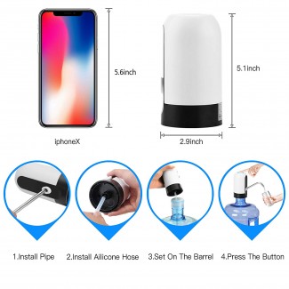 Automatic Water Dispenser Electric Pump for Bottled Drinking Water, Easy One-Click Use Price in Pakistan | LAPTAB