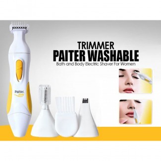 Paiter 3 In 1 Washable Trimmer Set PLS-01S with 3 Removable Heads for Hair and Body Hair Removal Price in Pakistan | LAPTAB