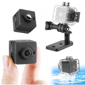 SQ12 Waterproof HD Night Vision Camera with Motion Detection and Loop Recording