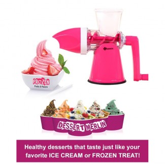 Dessert Merlin Healthy Frozen Treat Maker for Smooth, Natural Fruit Desserts Price in Pakistan | LAPTAB