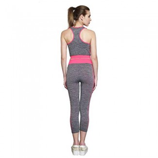 copper fit yoga wear suit slimming