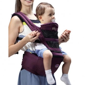 Multifunction Baby Seat Wrapping Backpack Hip Carrier with Breathable Fabric and Adjustable Straps Price in Pakistan | LAPTAB