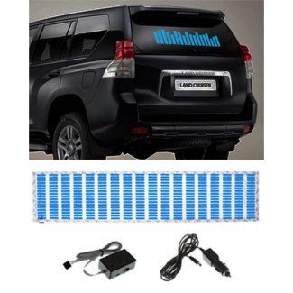 Car Sticker Music Rhythm LED Flashlight Blue Multi-Color Sound Activated for Car Rear Windscreen Price in Pakistan | LAPTAB