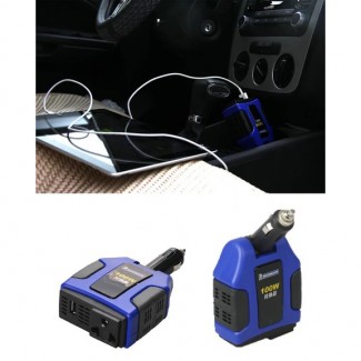 Car USB Adapter, Car Charger, Emergency Power Inverter 100W