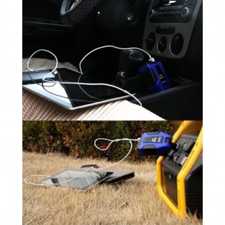 Car USB Adapter and Charger with 100W Emergency Power Inverter, 12V to 220V AC Price in Pakistan | LAPTAB