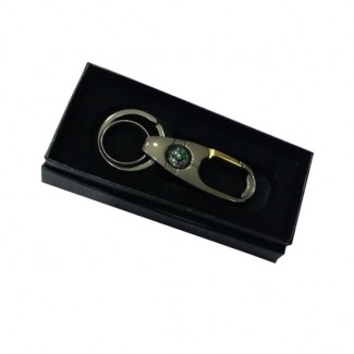 Pack of 2 Durable Metal Keychains with Compass, Premium Quality and Elegant Design Price in Pakistan | LAPTAB