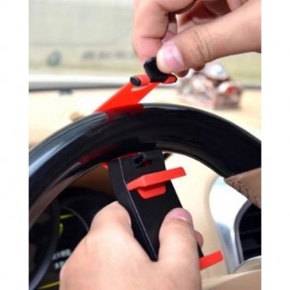 Pack of 2 Universal Car Steering Wheel Mobile Holders, Plastic, 65-70mm, Multicolor Price in Pakistan | LAPTAB