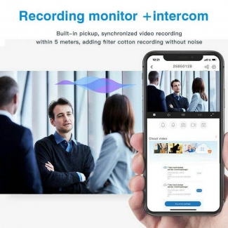 WIFI Outdoor HD 1080P Waterproof PTZ IP Security Camera with Two-Way Audio and Night Vision Price in Pakistan | LAPTAB
