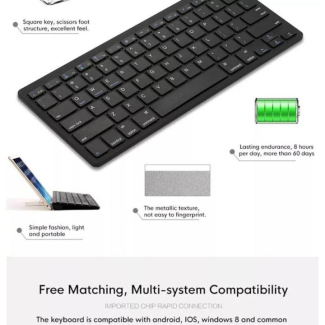 BLUETOOTH KEYBOARD BLUE X5 Wireless Compact Keyboard with Quiet Low-Profile Keys Price in Pakistan | LAPTAB