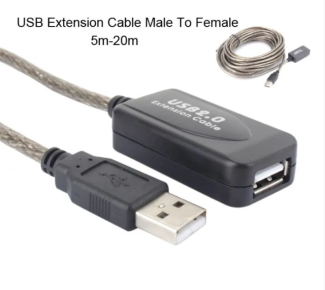 USB 2.0 Extension Cable Male to Female 5m with Built-in IC and 5Gbps Speed Price in Pakistan | LAPTAB