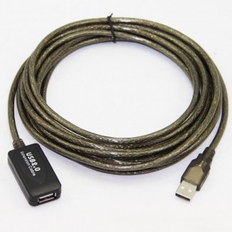 USB 2.0 Extension Cable Male to Female 5m with Built-in IC and 5Gbps Speed Price in Pakistan | LAPTAB