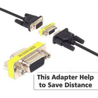 VGA Female to Female Joinder 15 Pin Connector for Extending VGA Cables Price in Pakistan | LAPTAB