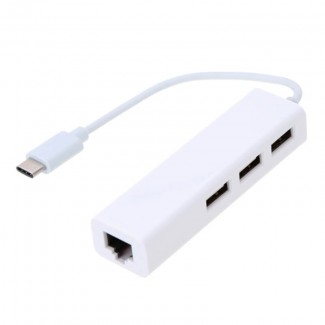 Type C 3.1 to LAN and USB Hub ? Compact Converter for PC with Fast Transfer Rates Price in Pakistan | LAPTAB