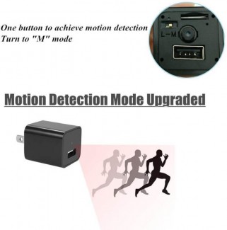 1080P HD USB Wall Charger Hidden Spy Camera with 32GB TF Card Support, No WiFi Price in Pakistan | LAPTAB