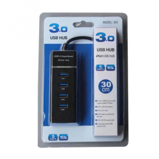 USB Hub 3.0 4 Port 303 with Fast Charging and 5Gbps Data Transfer Price in Pakistan | LAPTAB