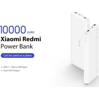 MI Redmi Power Bank 10000mAh with Dual USB-A Output and Dual Input Ports Price in Pakistan | LAPTAB