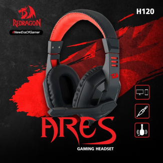 Redragon ARES H120 Gaming Headset with 3.5mm Jack, Stereo Sound, Mic, Volume Control Price in Pakistan | LAPTAB