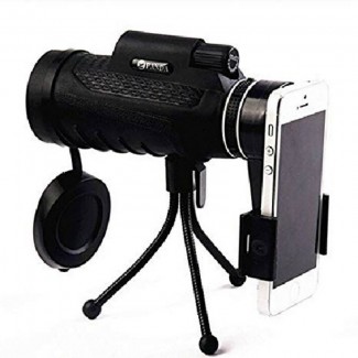 Waterproof Monocular Telescope+PANDA Zoom Lens+Tripod+Clip