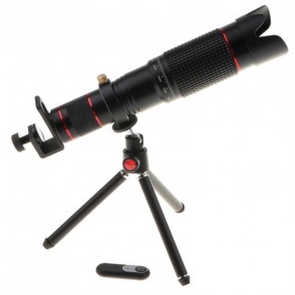 36X 4K HD Dual Zoom Telephoto Telescope Lens with Tripod Clip for Mobile Phones Price in Pakistan | LAPTAB