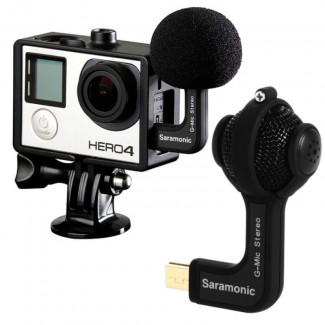Saramonic G-Gopro Mini Dual Stereo Microphone for GoPro HERO3, HERO3+, HERO4 Price in Pakistan | LAPTAB
