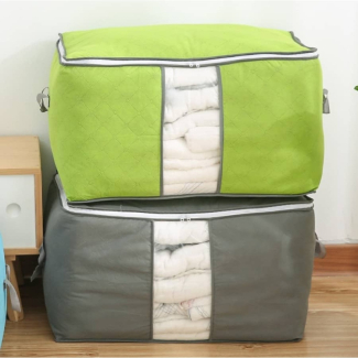 Storage Folding Laundry Bag - Green, Spacious and Foldable for Home and Travel Price in Pakistan | LAPTAB