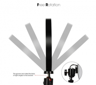 26cm LED Ring Light with 10 Brightness Levels, USB Power, Adjustable Tripod & Phone Holder Price in Pakistan | LAPTAB