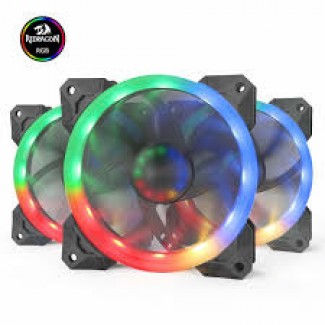 Redragon GC-F008 PC Adjustable Color LED Fan with Infrared Remote, 1200RPM CPU Cooler Price in Pakistan | LAPTAB