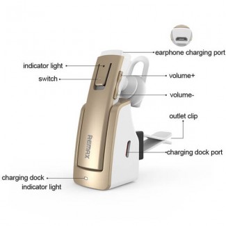 REMAX RB-T6C Bluetooth Hands-Free with Dual Device Connection and Charging Base Price in Pakistan | LAPTAB