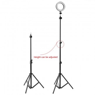 Flash Ring Light Stand 2.1m Adjustable Height 75-210cm Supports Up to 3kg Price in Pakistan | LAPTAB