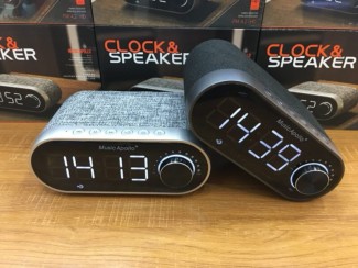 APOLLO A1 Bluetooth Speaker with TF Card, FM Radio, Clock, 4400mAh Battery, Portable Wireless Price in Pakistan | LAPTAB